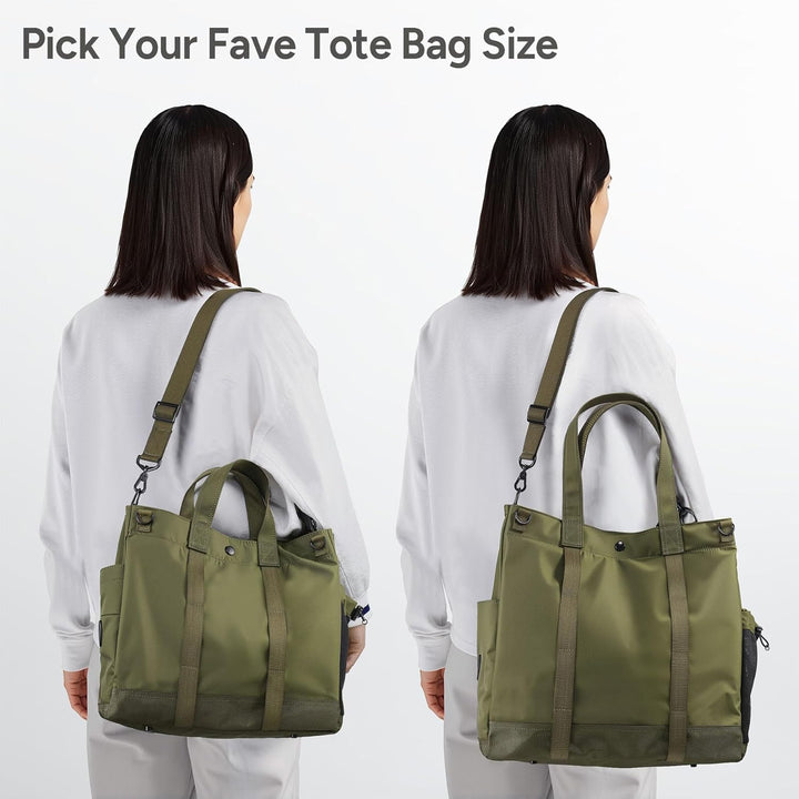 MetroCarry women's laptop tote bag, sleek design for professional settings.