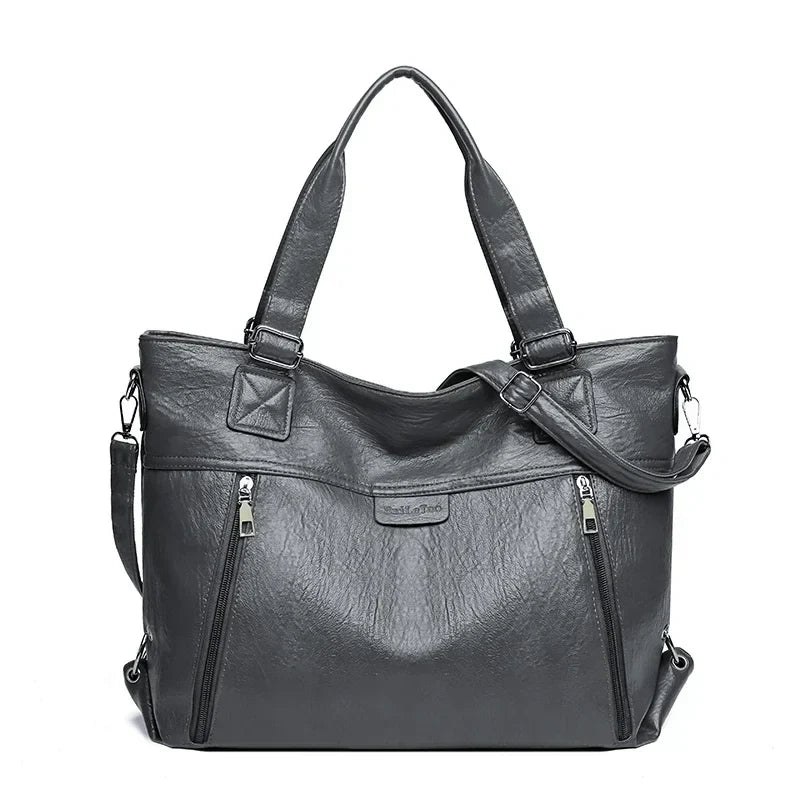 Fashion-forward women's vintage tote bag, suitable for various occasions.