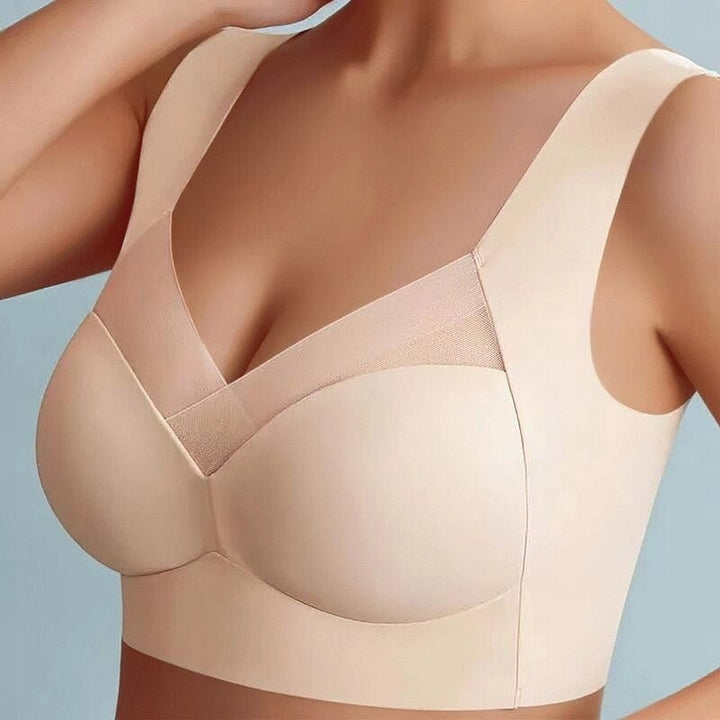 Stylish seamless comfort bra, a versatile piece of women's intimate apparel for comfortable daily wear.