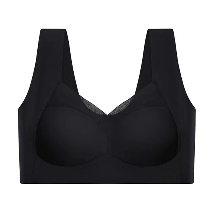 Close-up of soft, breathable fabric of a seamless women's comfort bra, perfect for daily wear lingerie.