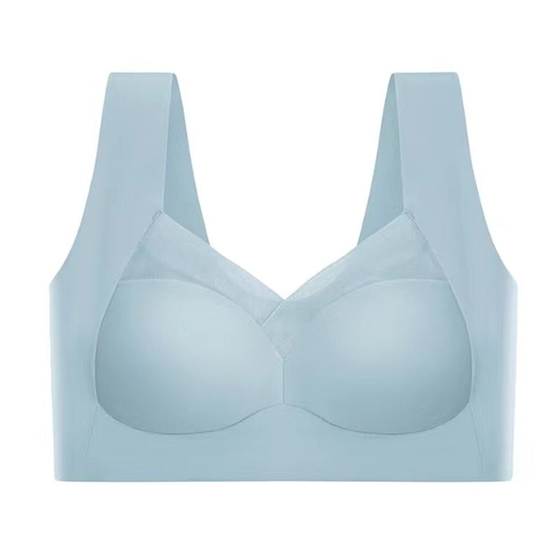 Seamless push-up comfort bra for women, providing gentle lift and everyday support for intimate wear.