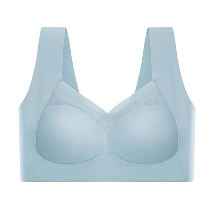 Seamless push-up comfort bra for women, providing gentle lift and everyday support for intimate wear.