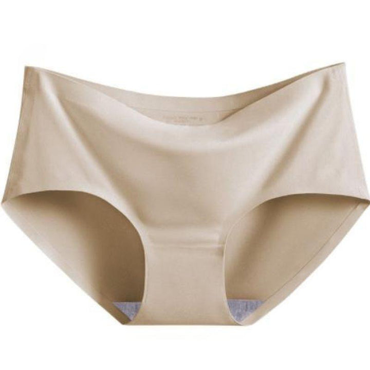 New women's silky seamless mid-rise briefs, perfect for everyday comfort and invisible under clothes.