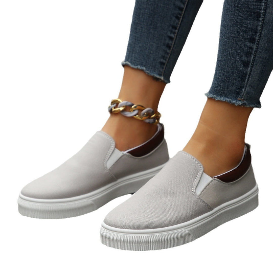 Effortless women's leisure slip-on shoes, offering comfortable & casual footwear for daily activities.