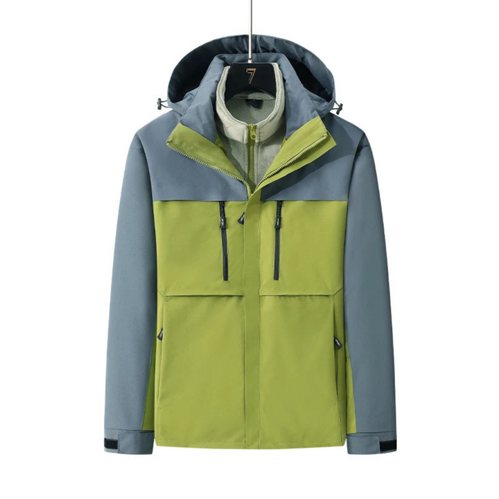 Women's soft color ski jacket, warm insulated outerwear for winter sports