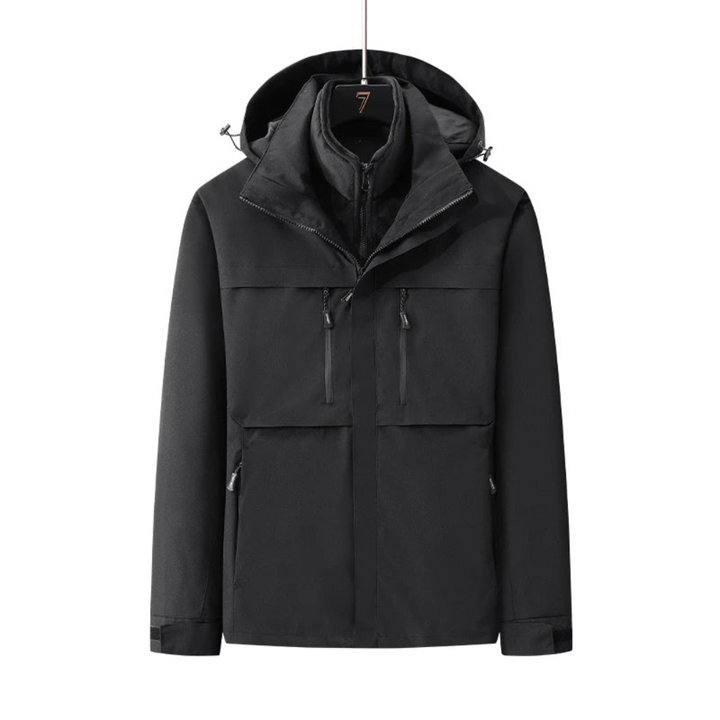 Colorful women's outerwear, insulated and soft winter coat for active ski days
