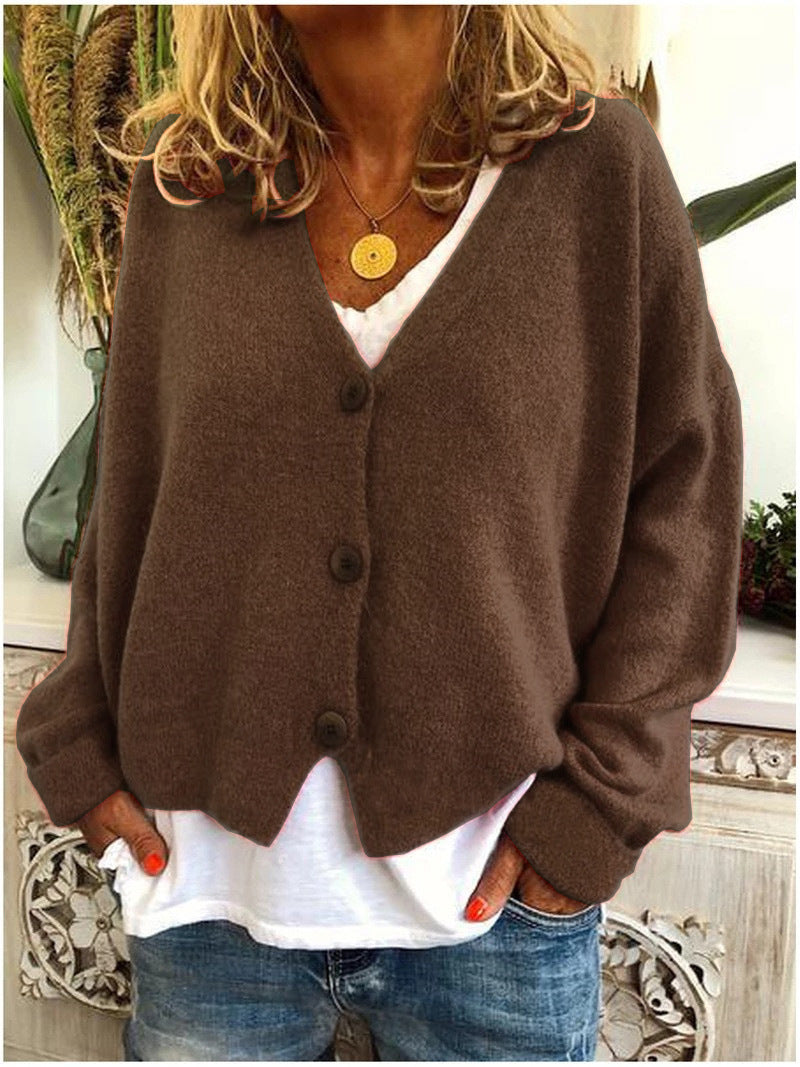 Stylish Shannon knit open-front cardigan, designed for women seeking comfort and casual elegance.