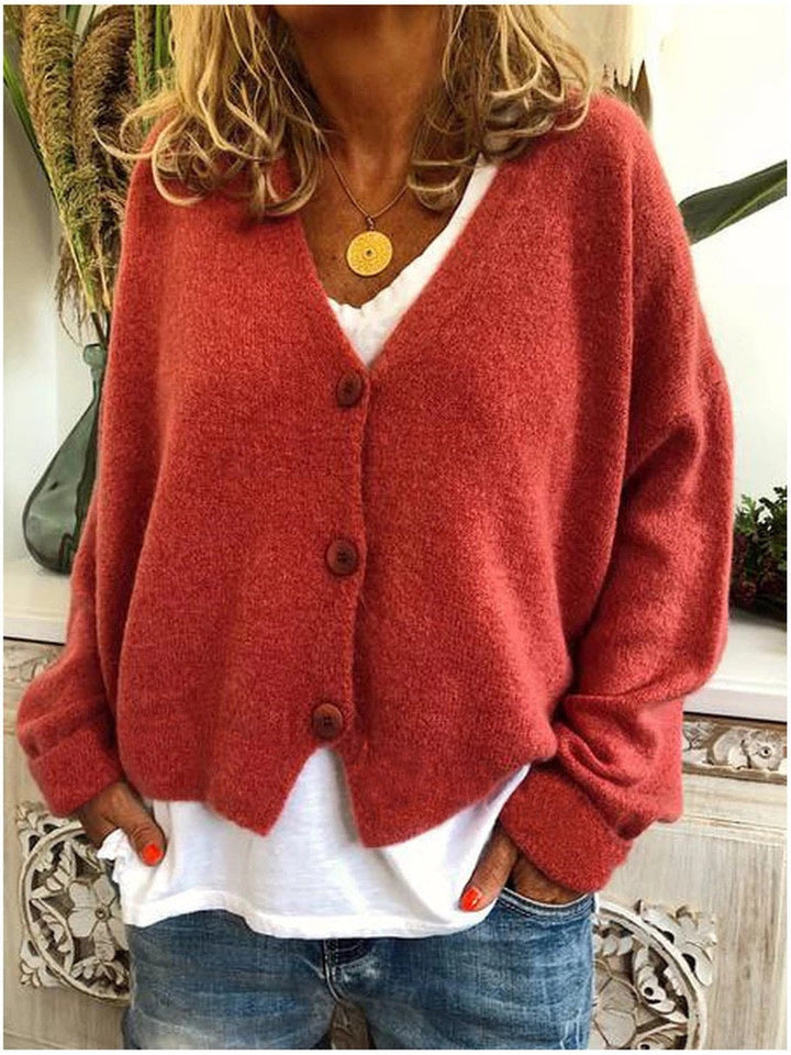 Ladies' versatile open-front sweater, #1704 Shannon, made from soft knit for comfortable wear.