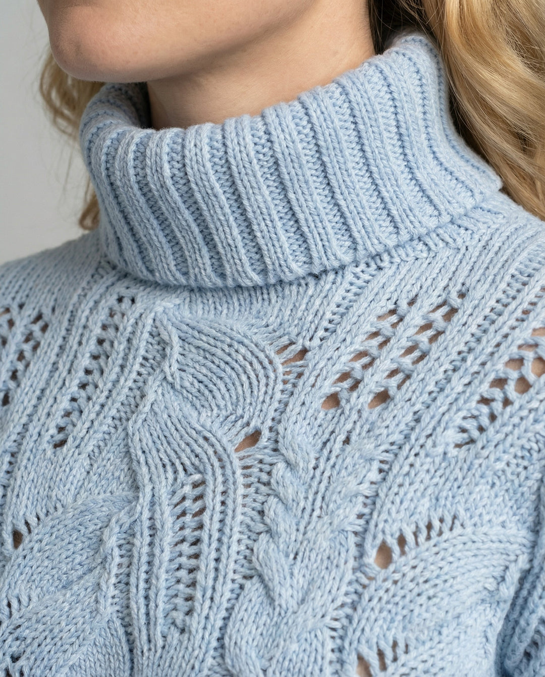 Warm women's luxury knit sweater, minimalist design & soft for winter comfort. Elegant long sleeve everyday top.