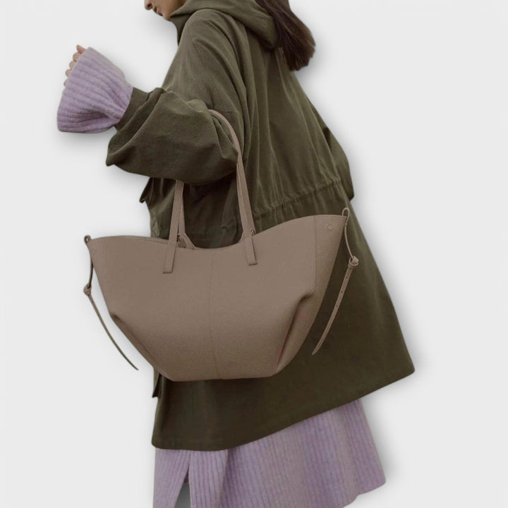 Stylish women's everyday tote bag with comfortable shoulder straps, versatile for work or leisure.