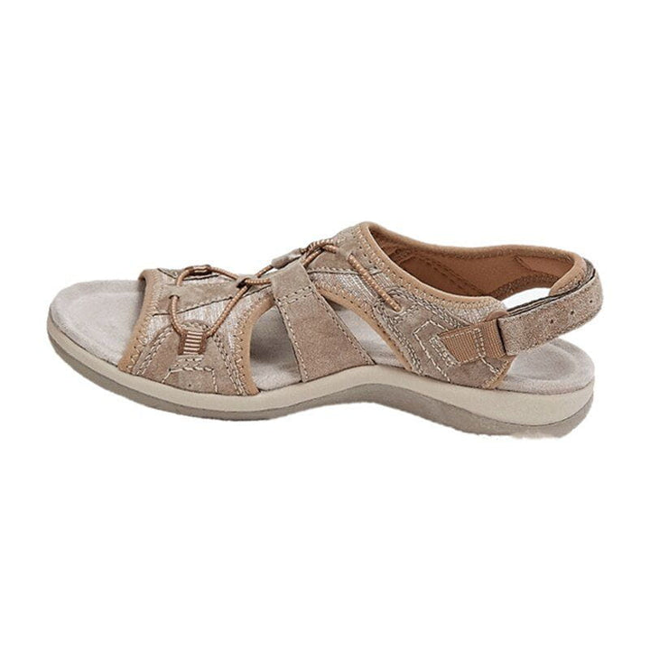 Women's open-toe athletic sandals, black & comfy, perfect for warm weather adventures