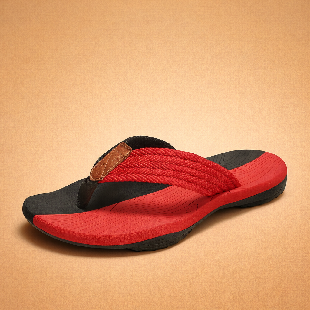 Stylish athletic toe strap flip-flops for women, providing flexible active comfort for everyday summer wear.