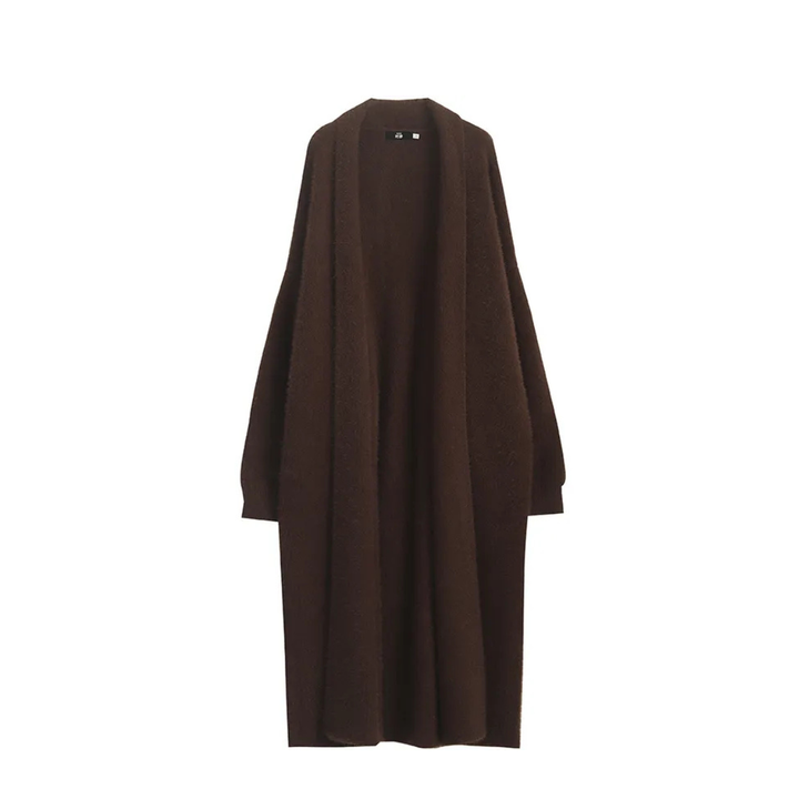 Versatile women's longline cardigan for spring, an essential open front layering piece.