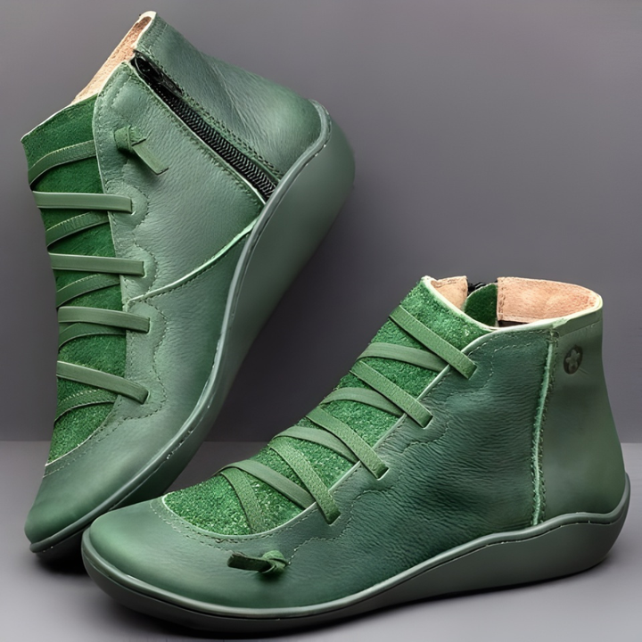 Versatile red women's comfort shoes, offering stylish everyday wear with a supportive design.