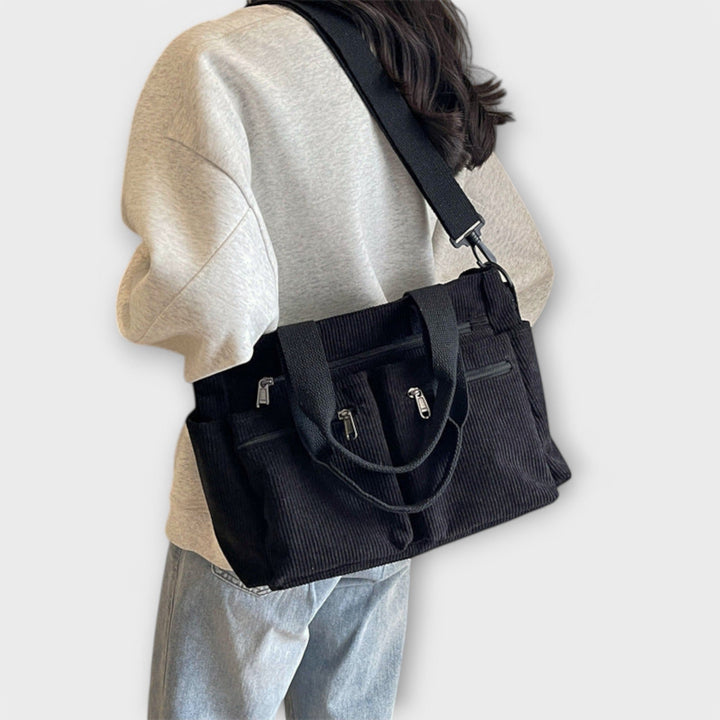 Grey women's everyday tote bag, a minimalist and functional accessory for any season