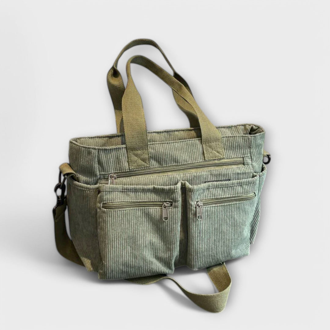 Women's everyday tote bag in a durable material, designed for long-lasting use and style