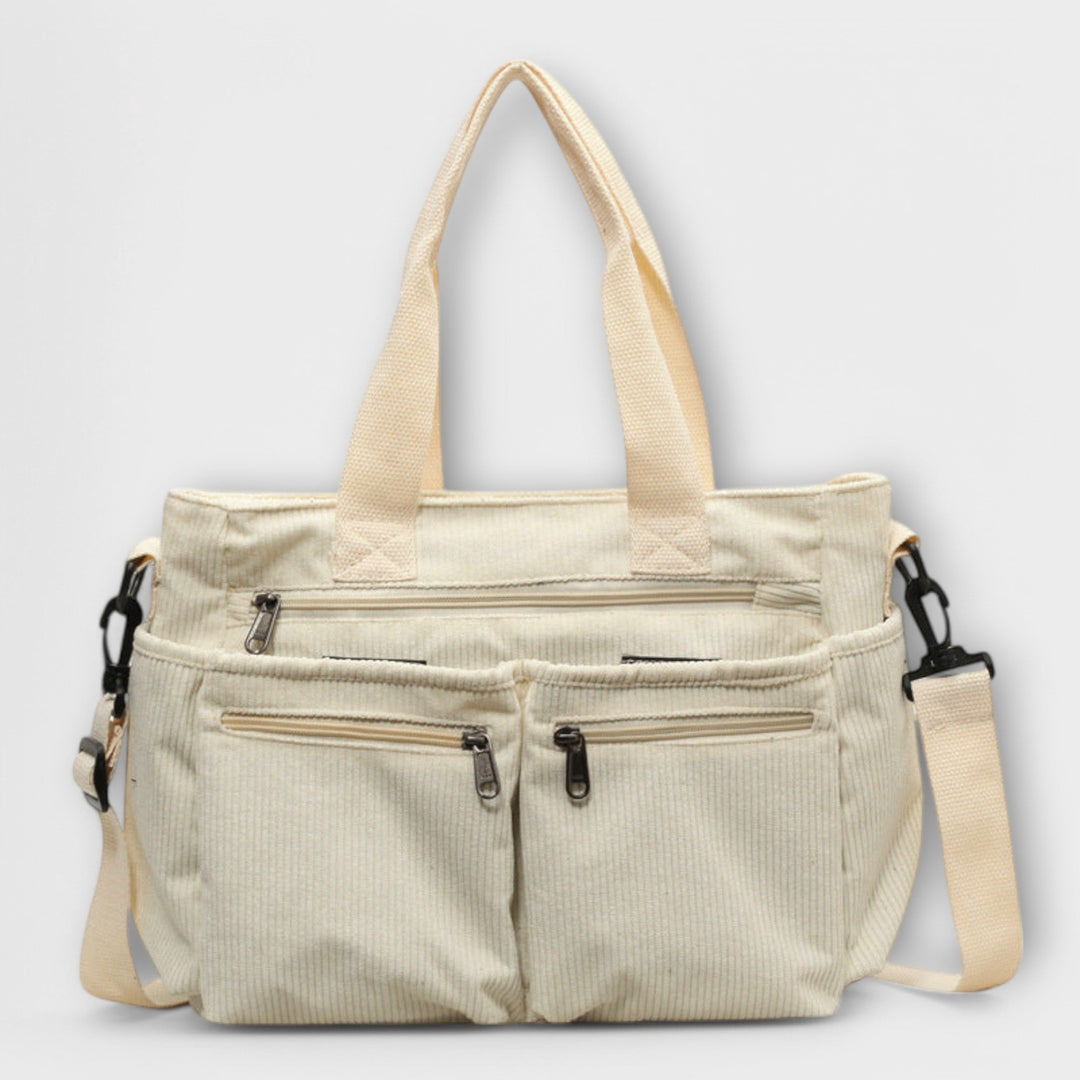 Women's casual tote bag with a relaxed feel, perfect for weekend getaways and everyday style