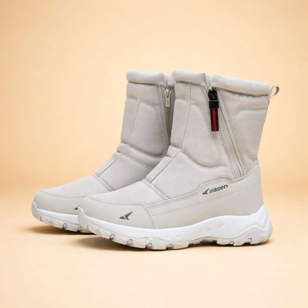 Comfortable women's winter boots, waterproof & warm, perfect for snow & outdoor cold weather activities.