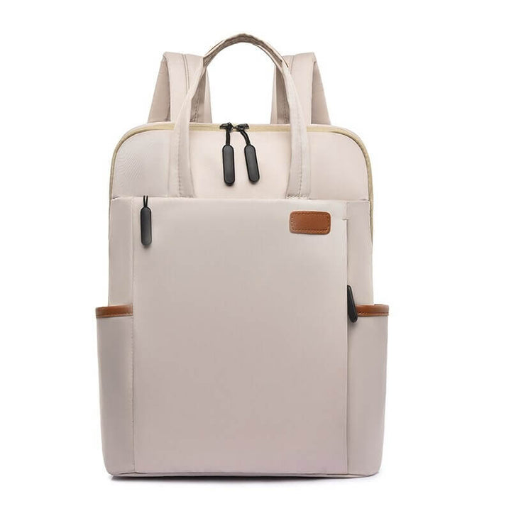 Women's water-resistant anti-theft travel backpack, lightweight Oxford design, perfect for secure trips.