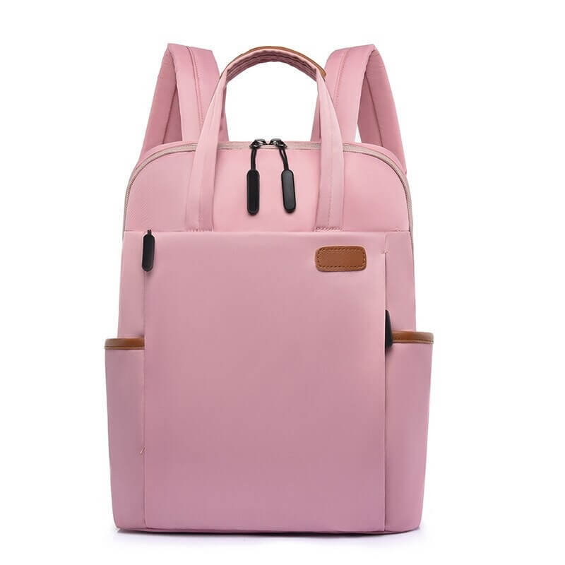 Lightweight Oxford water-resistant women's anti-theft backpack, keeping valuables safe during travel.