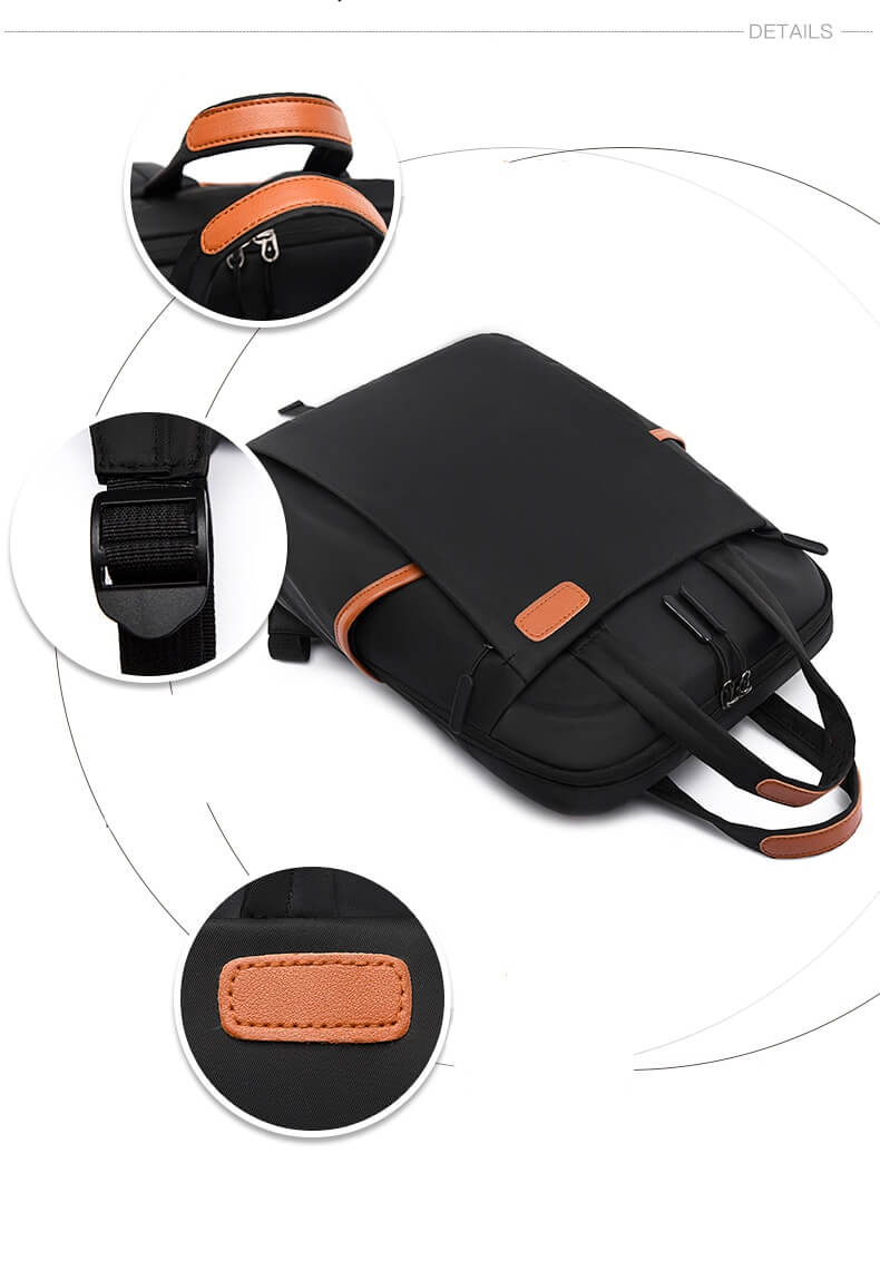 Women's water-resistant anti-theft backpack, serving as a stylish commuter, school, or travel bag.