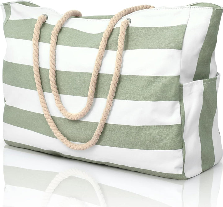 Versatile women's waterproof beach tote, keeps belongings safe & dry.