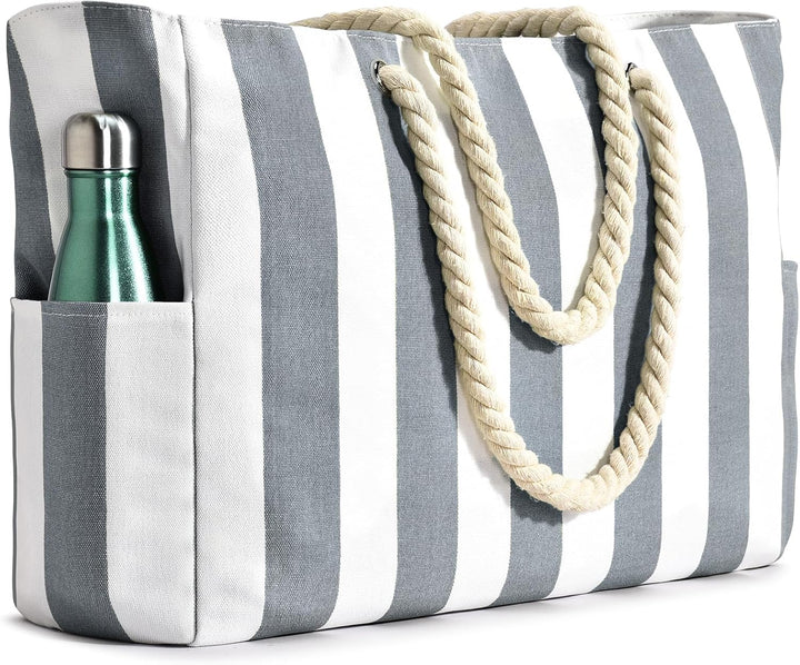 Women's waterproof travel tote, spacious and sandproof for adventures.
