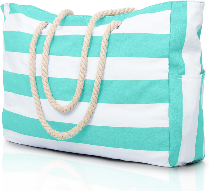 Women's waterproof & sandproof tote, a travel essential.