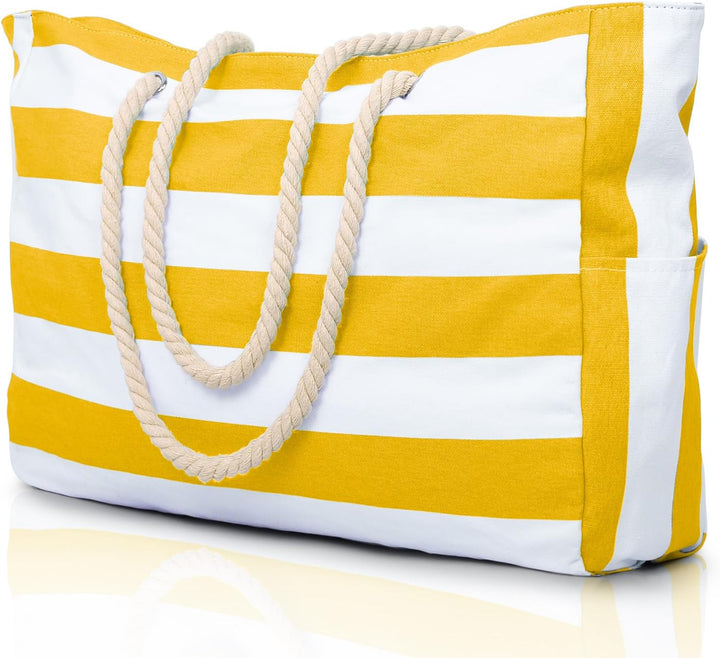 Essential women's pool bag, oversized, waterproof, & sandproof design.