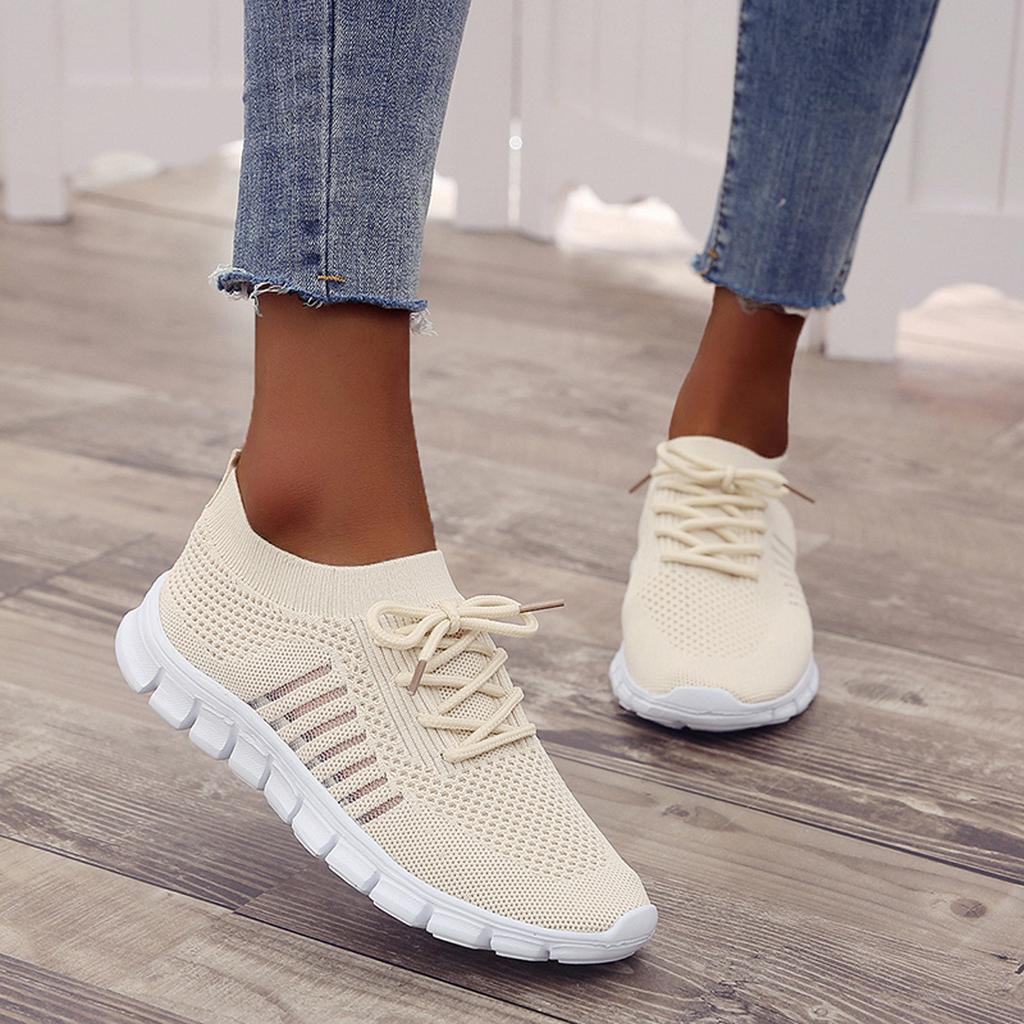 New women's orthopedic athletic sneakers in grey, offering support for daily casual wear.