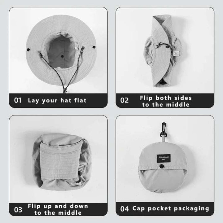 Comfortable women's wide brim hat for everyday UV protection; ideal for travel, garden, and outdoor use.