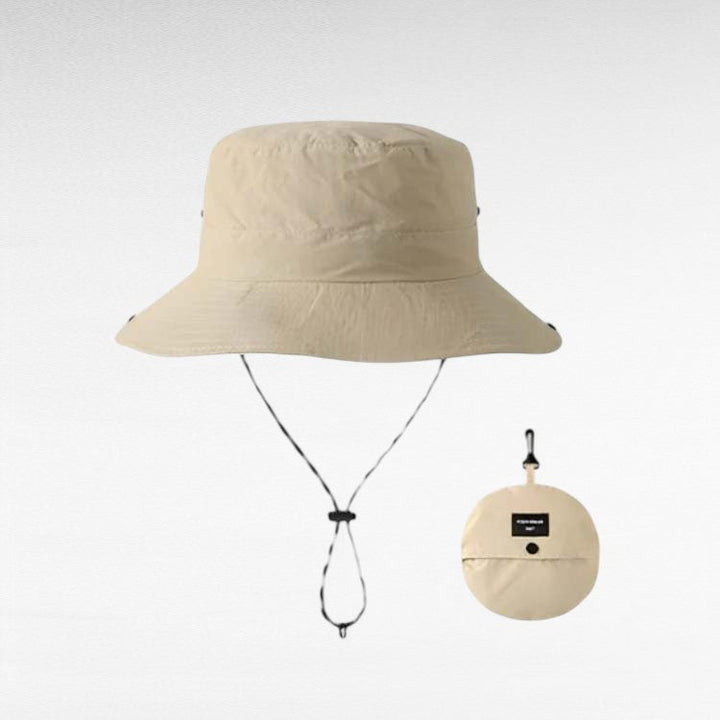 Chic women's wide brim sun hat, perfect fashion accessory for travel, beach, and everyday UV protection.
