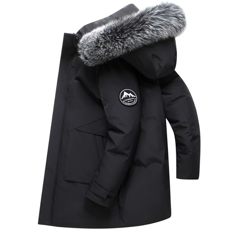 Warm, stylish women's winter parka featuring a cozy faux fur hood, perfect for casual cold weather outerwear.