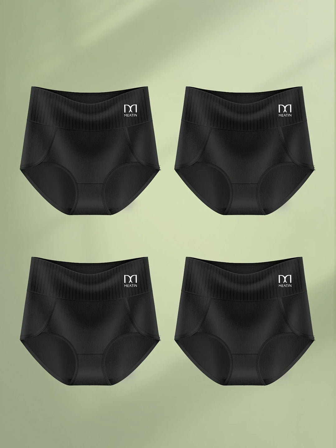 Soft, comfortable high-waisted shaping briefs for women. Multipack with ribbed waistband & seamless design.