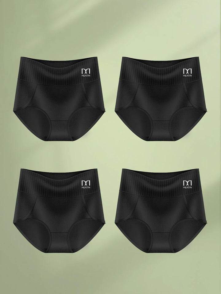 Soft, comfortable high-waisted shaping briefs for women. Multipack with ribbed waistband & seamless design.