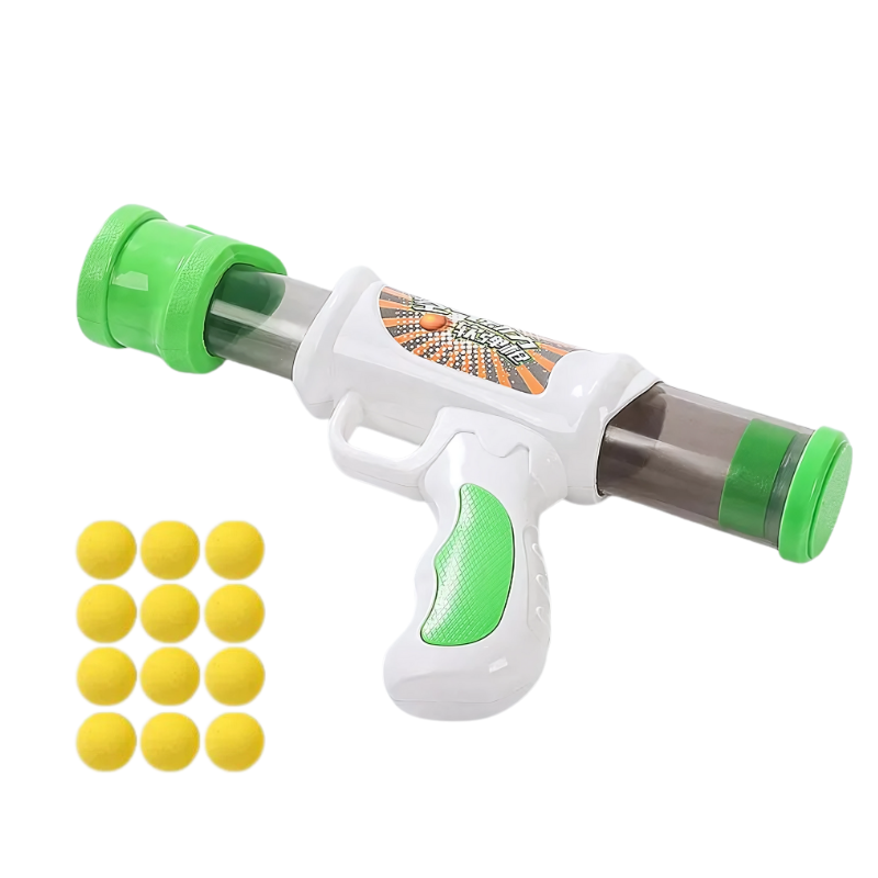 ZoomShot Pet Ball Launcher Toy. An interactive cat toy designed for active indoor play and engaging pet exercise.